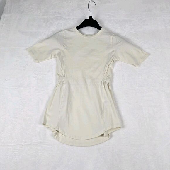 Universal Standard Vapourous Gray Pima Cotton Tee 4XS | Elastic Back (00-0) - Picture 1 of 11